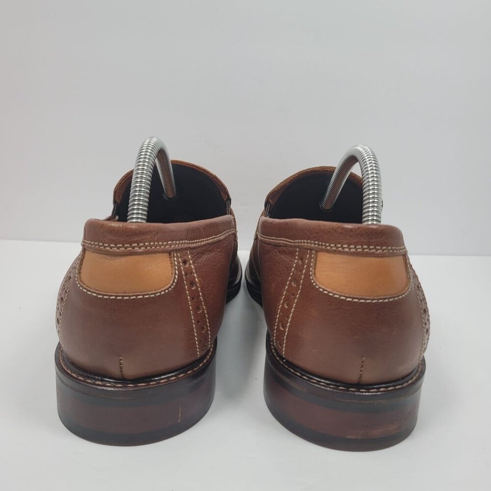 Johnston & Murphy Men's Tan Warner Penny Loafer Shoes 20-3940 US Size 11.5M - Picture 4 of 8